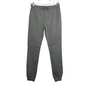 Tall MobPlace Cotton Blend Jogger Pants Elastic Waist Mens Medium Gray New
